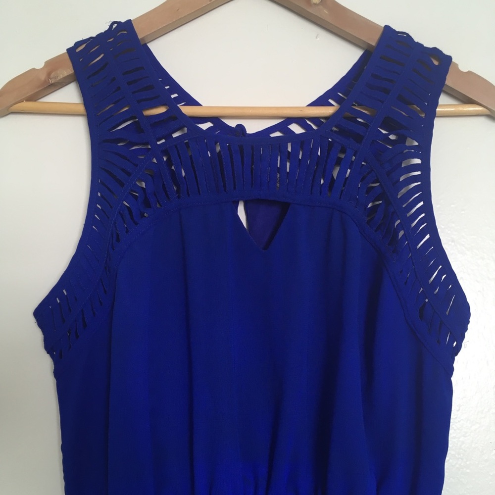 High Low Royal Blue Dress